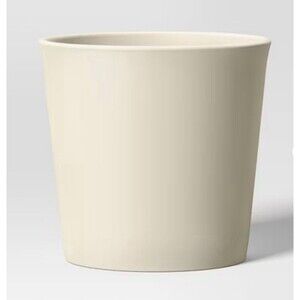 Houseplants Planter Pot - Plastic Indoor Outdoor - Threshold - Sour Cream - NEW
